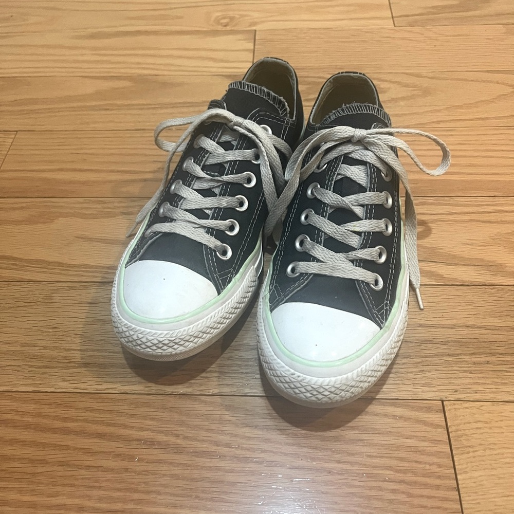 Black Converse w/ Teal Details